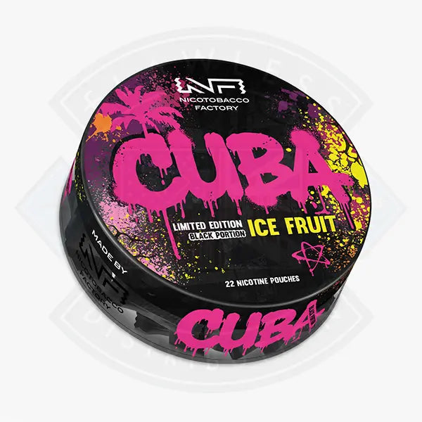 CUBA Black Ice Line Nicotine Pouch