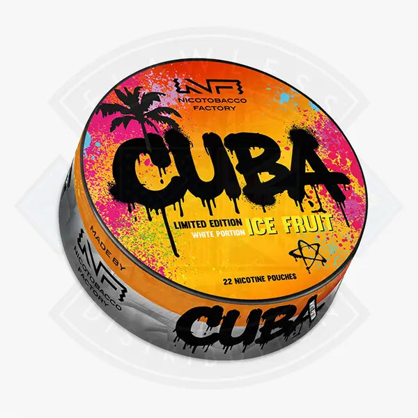 CUBA White Ice Line Nicotine Pouch