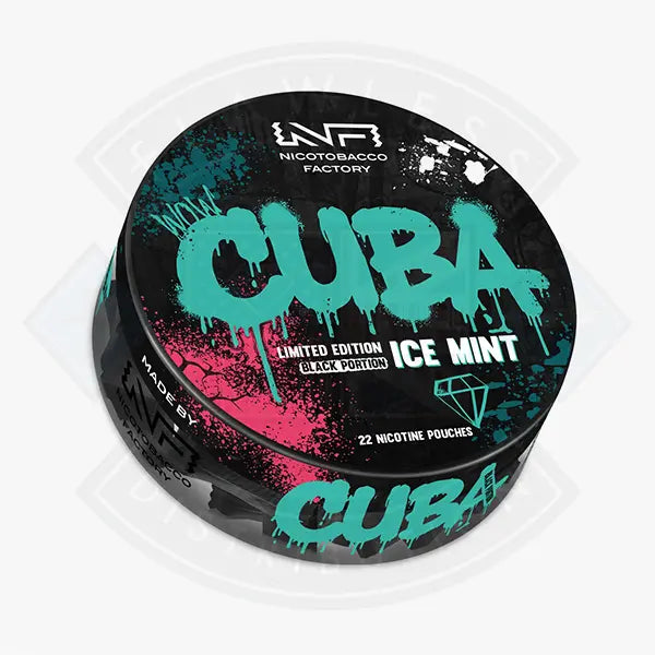 CUBA Black Ice Line Nicotine Pouch
