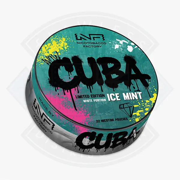 CUBA White Ice Line Nicotine Pouch