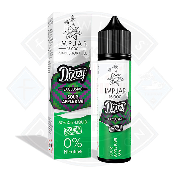 IMP JAR x Doozy Exclusive - Sour Apple Kiwi  50ml 0mg Shortfill E-Liquid