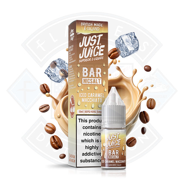 Just Juice Bar Nic Salt - Iced Caramel Macchiato  10ml