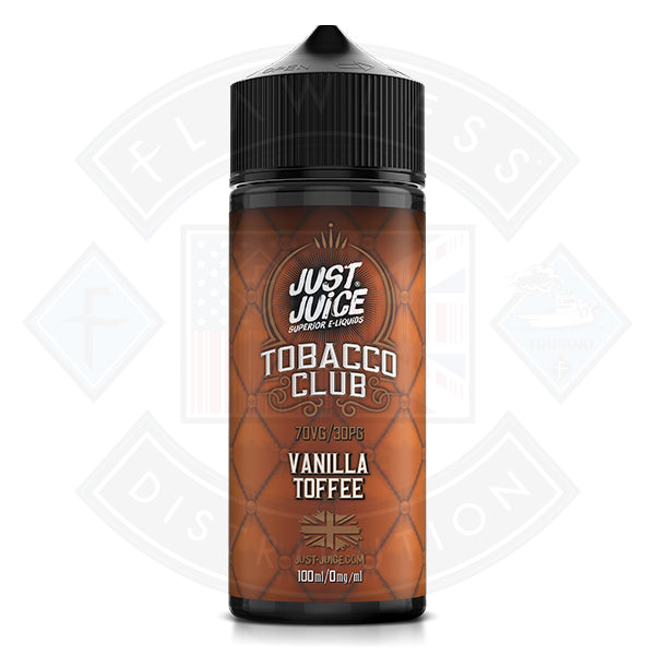 Just Juice Tobacco Club - Vanilla Toffee 0mg 100ml Shortfill