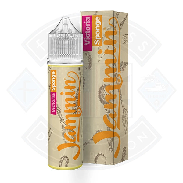 Jammin - Victoria Sponge 50ml 0mg shortfill e-liquid