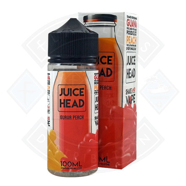 Juice Head Shake and Vape Guava Peach 0mg 100ml Shortfill  Flawless UK Vape  Distribution Ltd