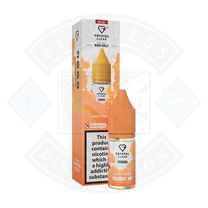 Crystal Clear Bar (10mg) Nic Salts 10ml
