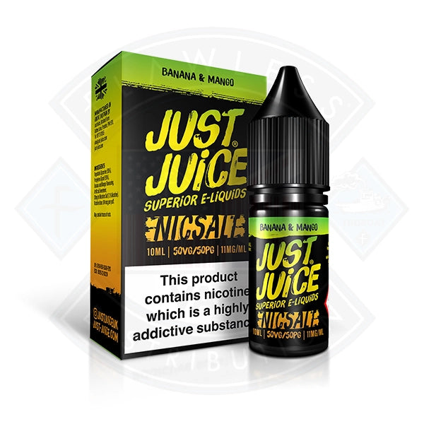 Just Juice Iconic - Banana & Mango Nic Salt 10ml E-Liquid