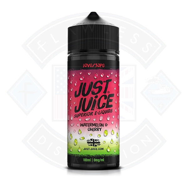 Just Juice Iconic -  Watermelon & Cherry 100ml 0mg Shortfill e-liquid