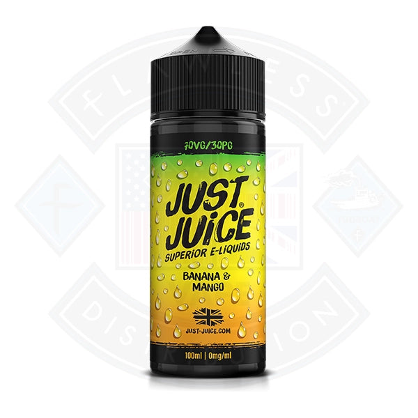Just Juice Iconic - Banana & Mango 100ml 0mg Shortfill e-liquid