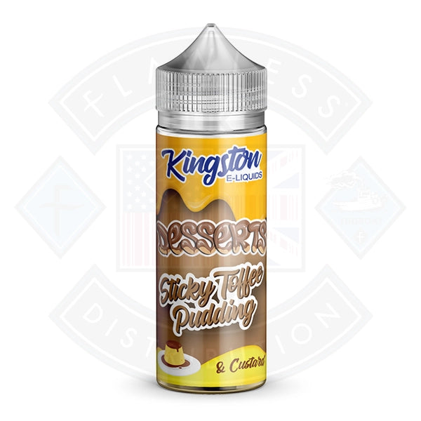 Kingston Desserts - Sticky Toffee Pudding & Custard 0mg 100ml 70/30 Shortfill