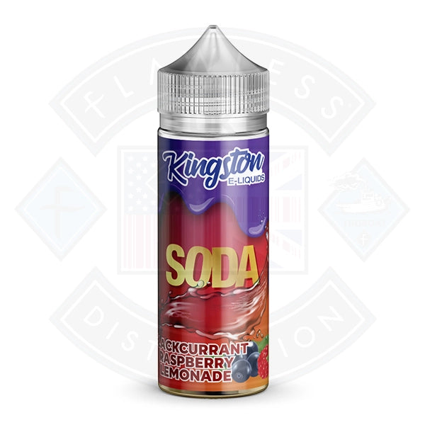 Kingston Soda - Blackcurrant Raspberry Lemonade 0mg 100ml 70/30 Shortfill