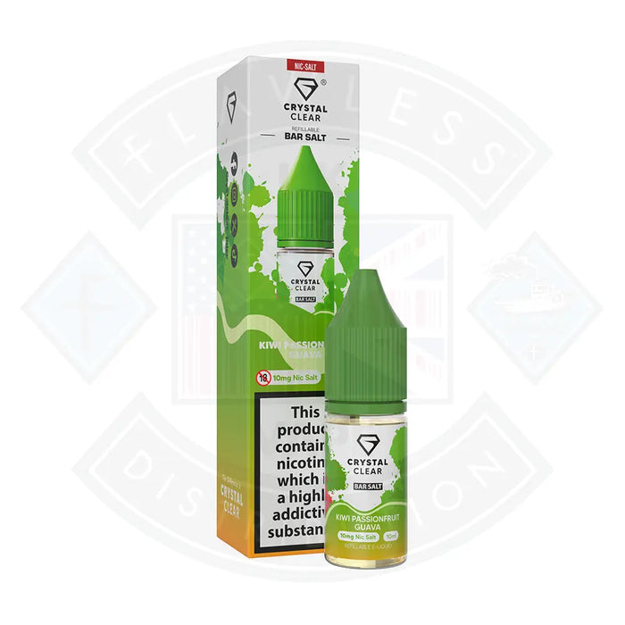 Crystal Clear Bar (10mg) Nic Salts 10ml
