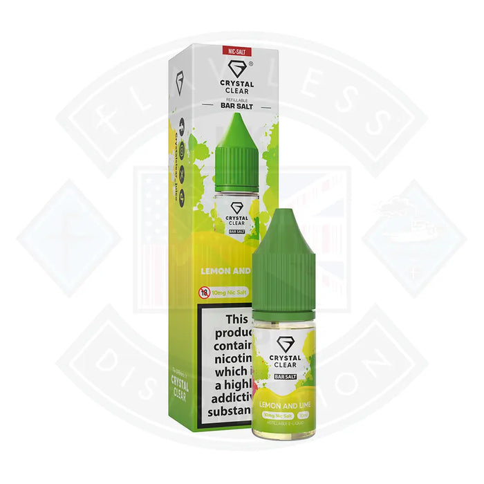 Crystal Clear Bar (10mg) Nic Salts 10ml