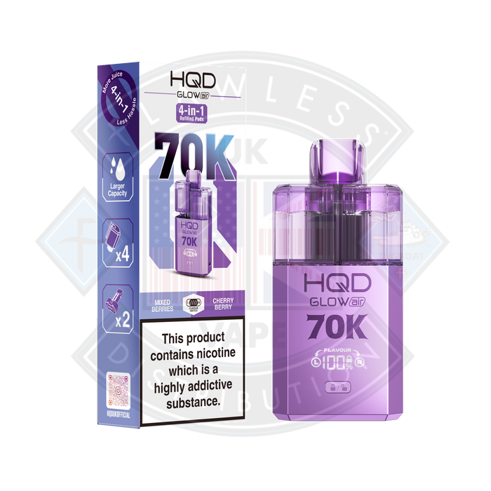 HQD Glow Air 70K Prefilled Pod Kit
