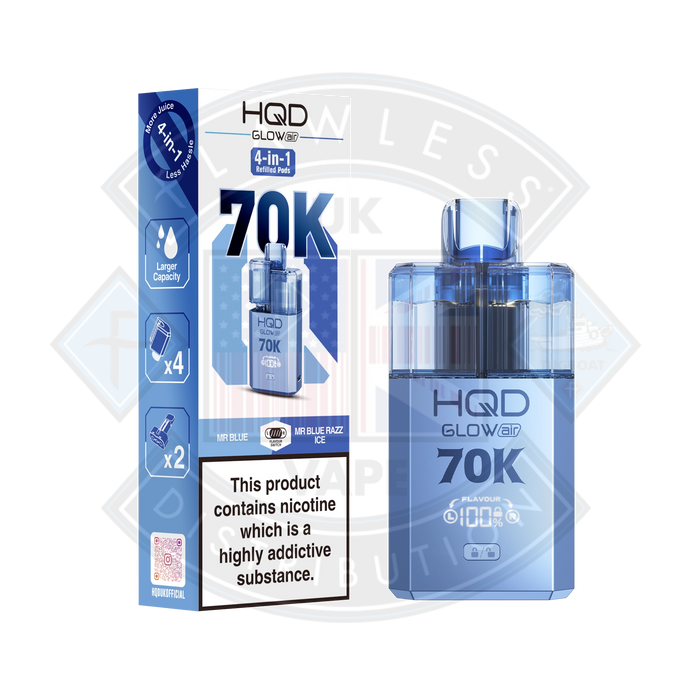 HQD Glow Air 70K Prefilled Pod Kit