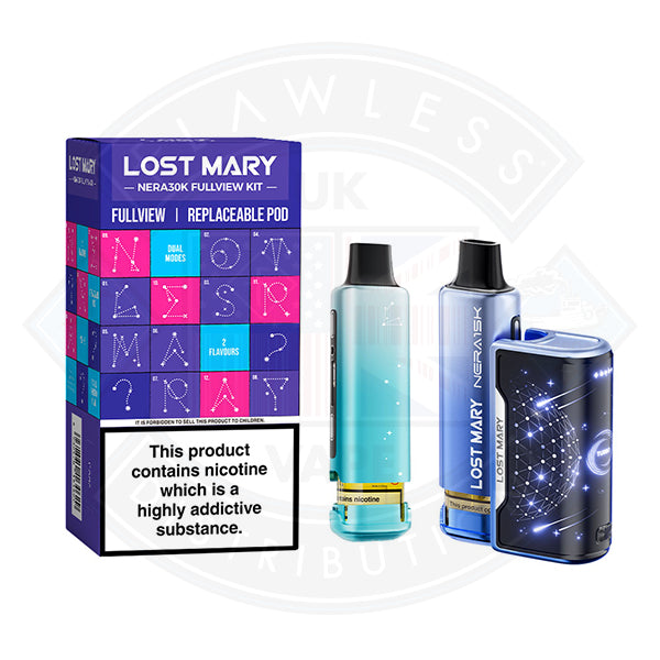 Lost Mary Nera 30K Prefilled Vape Kit Flawless UK Vape Distribution Ltd Lost Mary Nera 30K Prefilled Vape Kit Flawless UK Vape Distribution Ltd