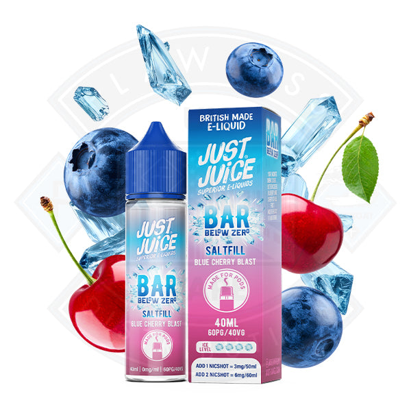 Just Juice BAR Below Zero 40ml Saltfill  Flawless UK Vape Distribution Ltd