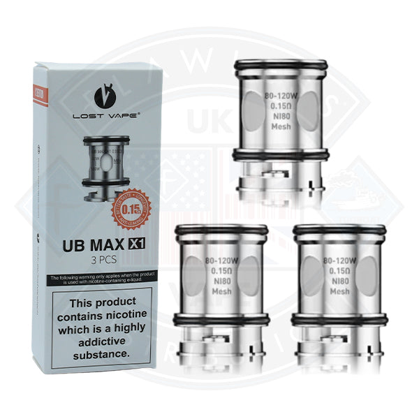 Lost Vape UB Max Replacement Coils 3pack