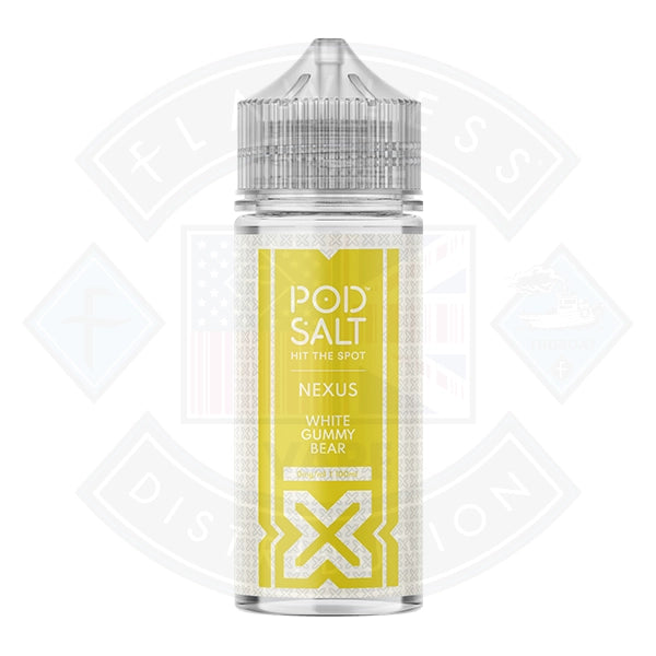 Pod Salt Nexus White Gummy Bear 0mg 100ml Shortfill