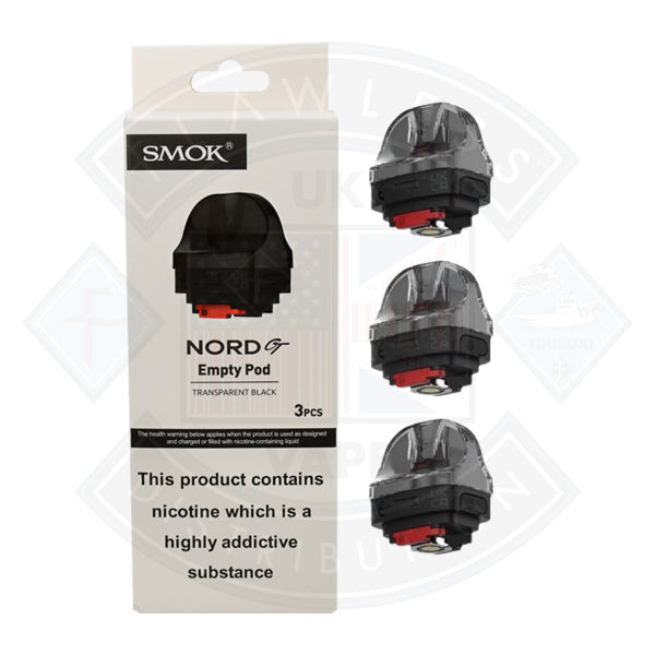 Smok Nord GT Empty Pod Cartridge (3pcs/pack) Flawless UK Vape Distribution Ltd Smok Nord GT Empty Pod Cartridge (3pcs/pack) Flawless UK Vape Distribution Ltd