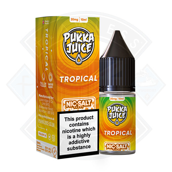 Pukka Juice - Nic Salt Tropical 10ml E-liquid
