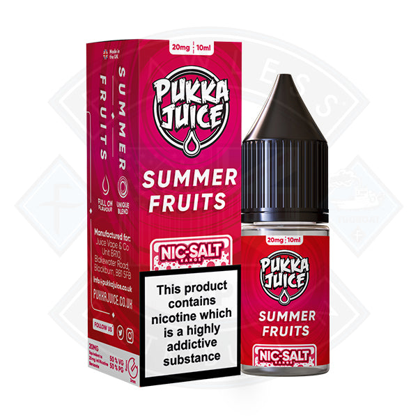 Pukka Juice - Nic Salt Summer Fruits 10ml E-liquid