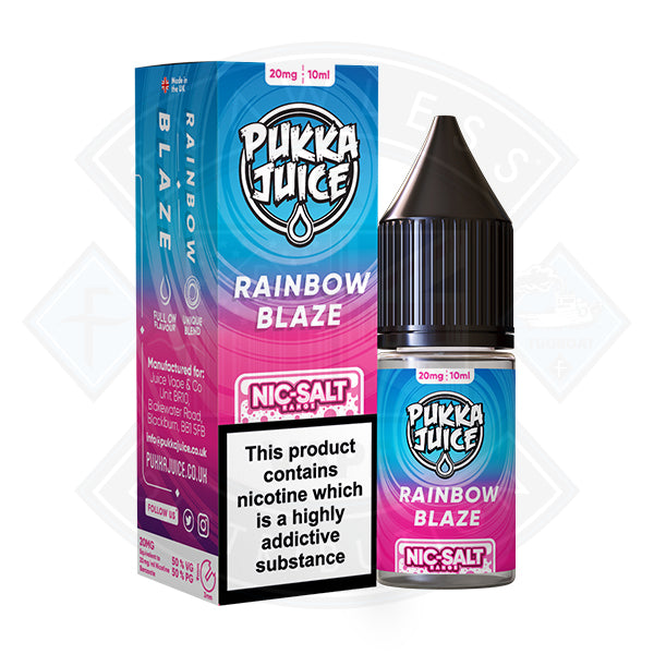 Pukka Juice - Nic Salt Rainbow Blaze 10ml E-liquid