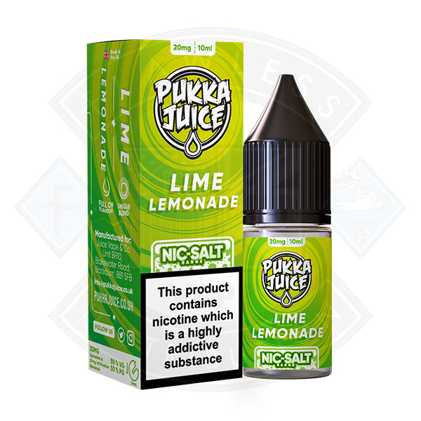 Pukka Juice - Nic Salt Lime Lemonade 10ml E-liquid