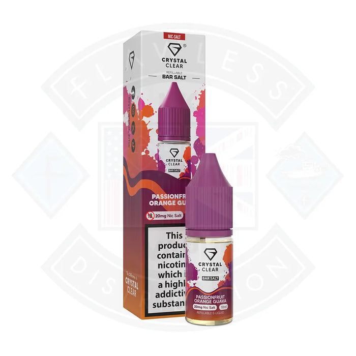 Crystal Clear Bar (20mg) Nic Salts 10ml