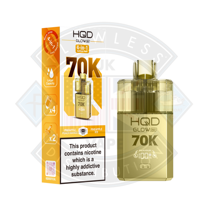 HQD Glow Air 70K Prefilled Pod Kit