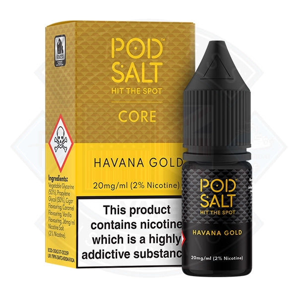 Pod Salt Havana Gold Nic Salt 10ml E-Liquid
