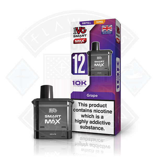 IVG Smart Max 10K 10mg Refill Pod Pack  Flawless UK Vape Distribution Ltd