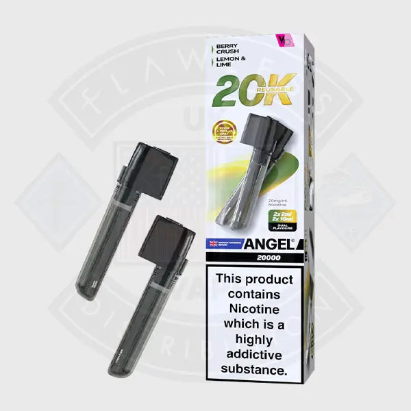 Vapes Bars Angel 20K Prefilled Vape Pods + Refill Container