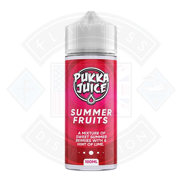 Pukka Juice Summer Fruits 100ml 0mg Shortfill E-liquid — Flawless UK Vape  Distribution Ltd
