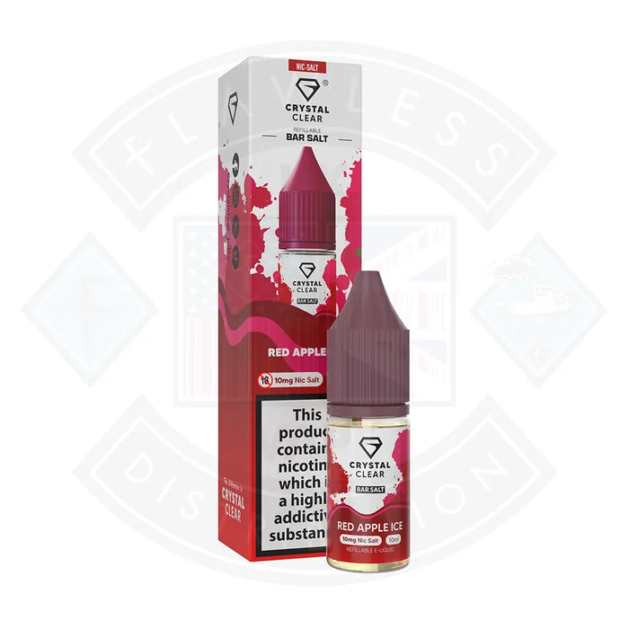 Crystal Clear Bar (10mg) Nic Salts 10ml