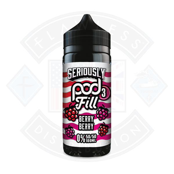 Doozy Vape Seriously Pod Fill 3 50/50 0mg 100ml Shortfill