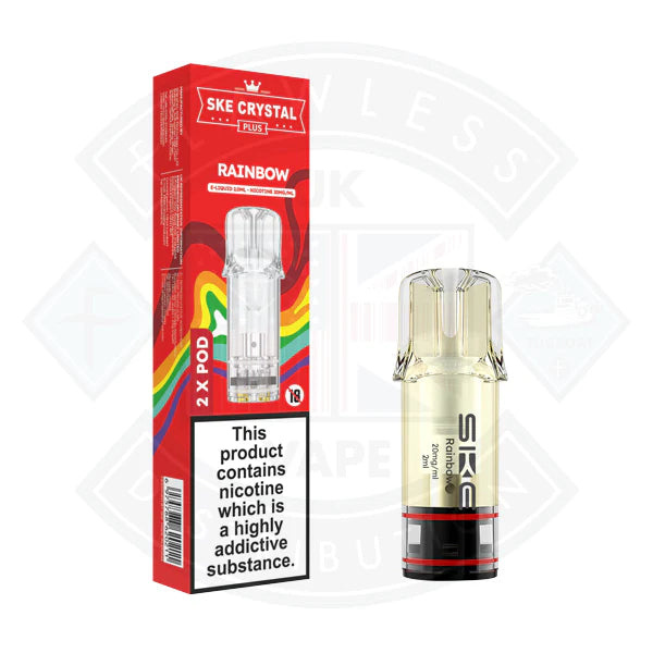 SKE Crystal Plus Prefilled Pods Flawless UK Vape Distribution Ltd SKE Crystal Plus Prefilled Pods Flawless UK Vape Distribution Ltd