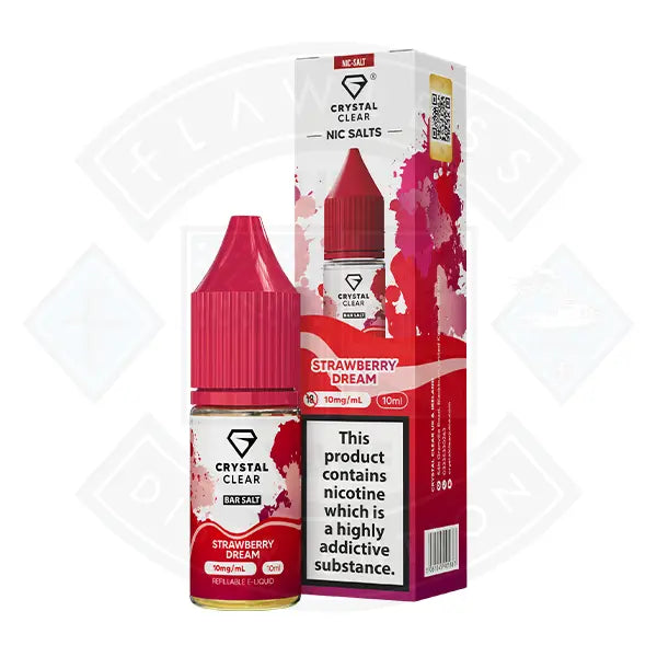 Crystal Clear Bar (10mg) Nic Salts 10ml