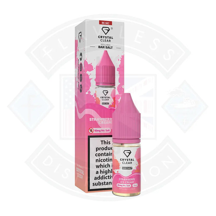 Crystal Clear Bar (10mg) Nic Salts 10ml