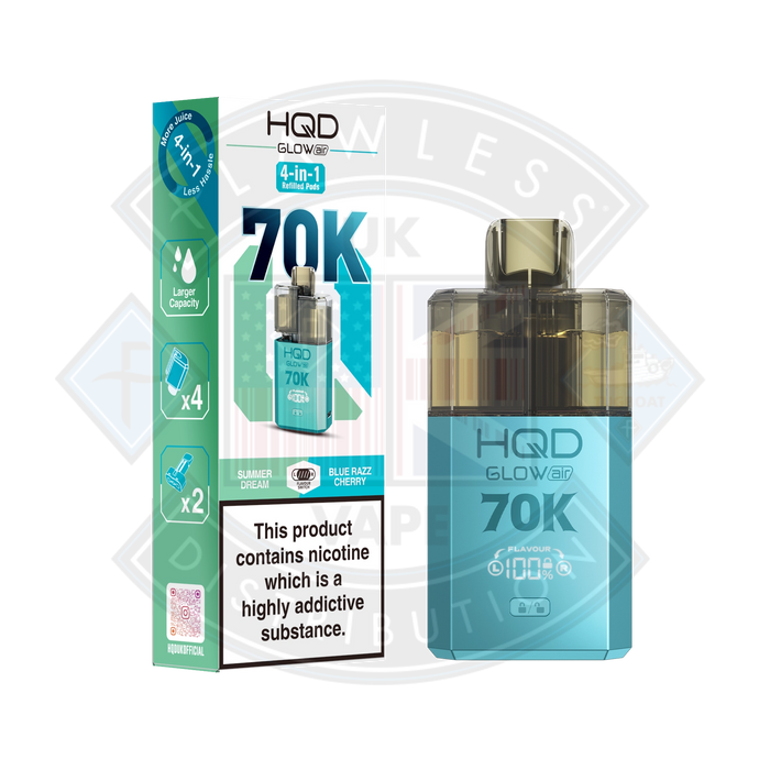 HQD Glow Air 70K Prefilled Pod Kit