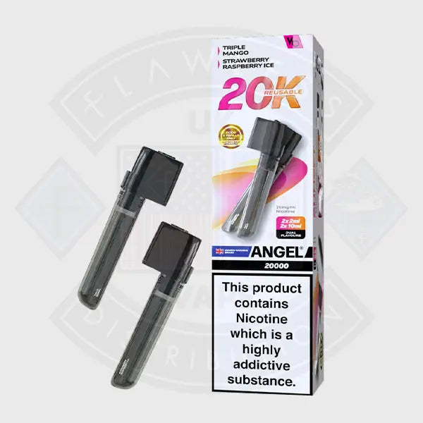 Vapes Bars Angel 20K Prefilled Vape Pods + Refill Container
