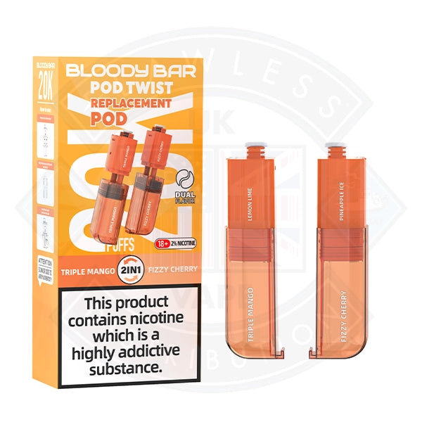 Bloody Bar Pod Twist 20K Prefilled Pods + Refill Containers