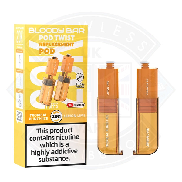 Bloody Bar Pod Twist 20K Prefilled Pods + Refill Containers