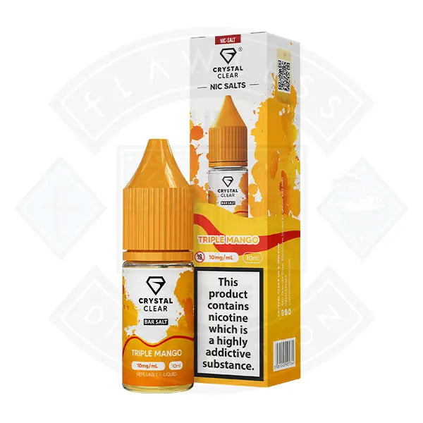 Crystal Clear Bar (20mg) Nic Salts 10ml