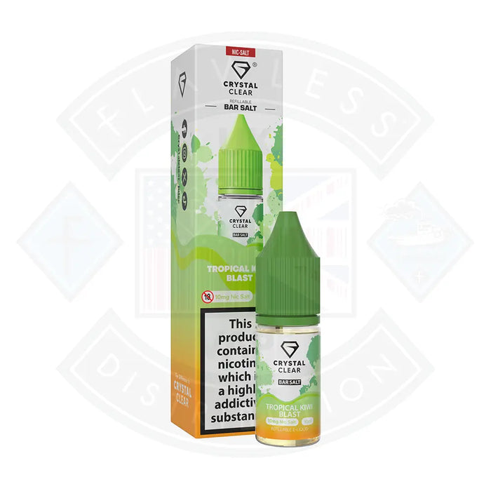 Crystal Clear Bar (10mg) Nic Salts 10ml