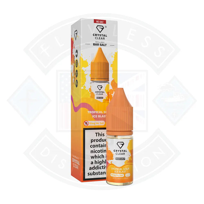 Crystal Clear Bar (10mg) Nic Salts 10ml