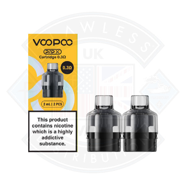 VOOPOO PnP X Pod Cartridge (2pcs/pack)  Flawless UK Vape Distribution Ltd