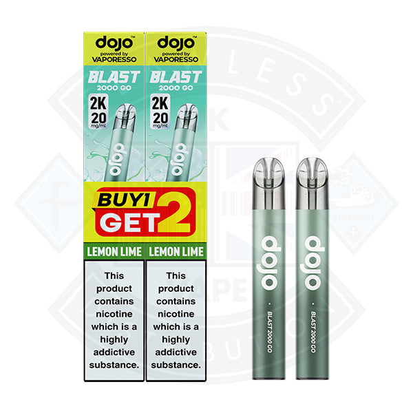 Vaporesso DOJO BLAST 2000 GO TRANSPARENT KIT Bundle (20mg)