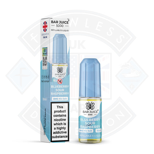 Bar Juice 5000 (5mg) - Nic Salt 10ml Flawless UK Vape Distribution Ltd Bar Juice 5000 (5mg) - Nic Salt 10ml Flawless UK Vape Distribution Ltd