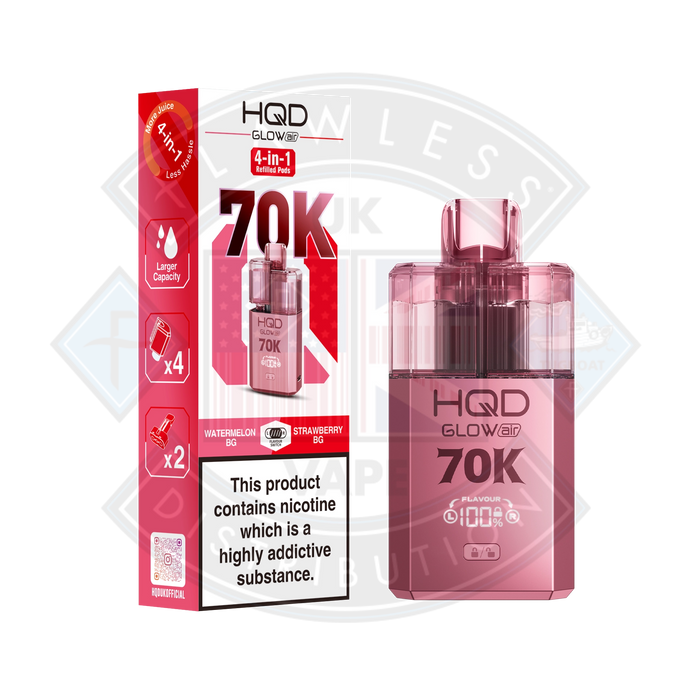 HQD Glow Air 70K Prefilled Pod Kit